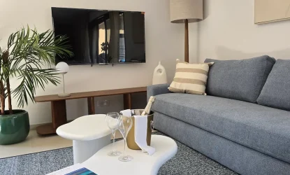 Salon des maisons t5 aux villas Vangarone
